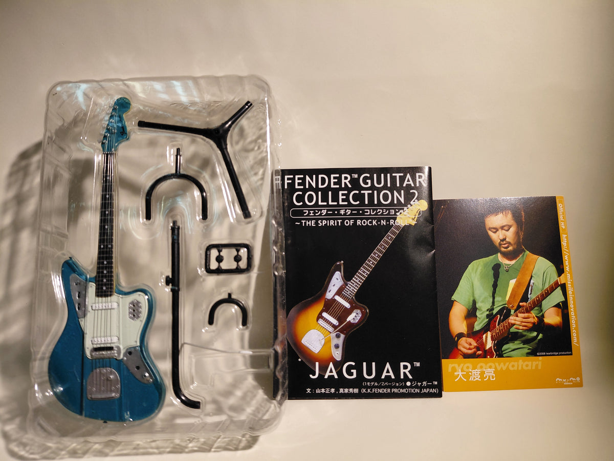 Fender 1/8 Guitar Collection 2 '62 Jaguar Sherwood Green Metallic