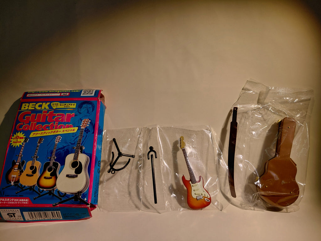 BECK 1/12 Acoustic Guitar Collection Stratocaster Type B (Hyodo Model) + Guitar Case Type B Special Version with Flocked Interior [Ryusuke Model] 5th- ⑩