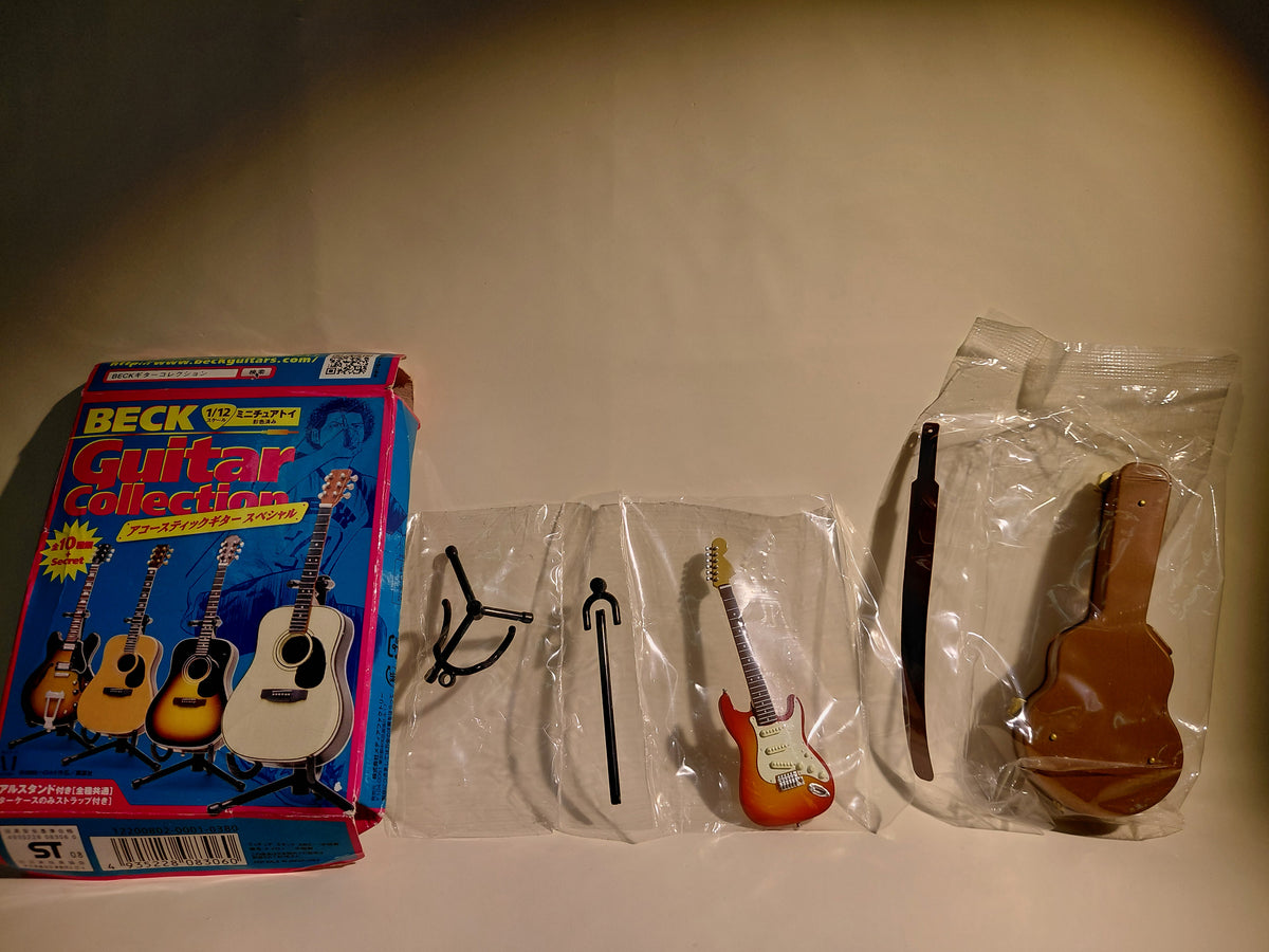BECK 1/12 Acoustic Guitar Collection Stratocaster Type B (Hyodo Model) + Guitar Case Type B Special Version with Flocked Interior [Ryusuke Model] 5th- ⑩