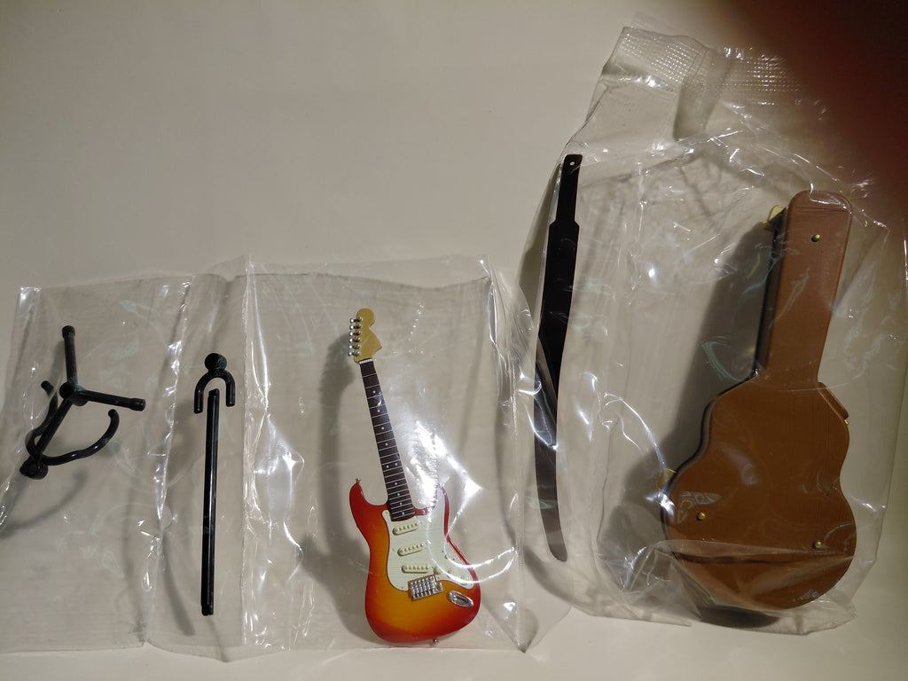 BECK 1/12 Acoustic Guitar Collection Stratocaster Type B (Hyodo Model) + Guitar Case Type B Special Version with Flocked Interior [Ryusuke Model] 5th- ⑩