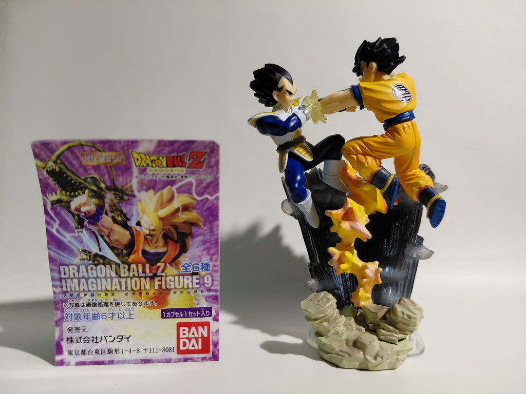 Bandai Dragon ball Z Imagination Figure Part 9 Goku vs Vegeta