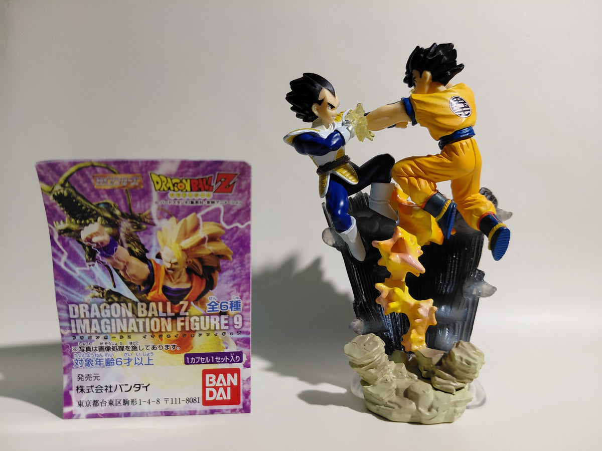 Bandai Dragon ball Z Imagination Figure Part 9 Goku vs Vegeta
