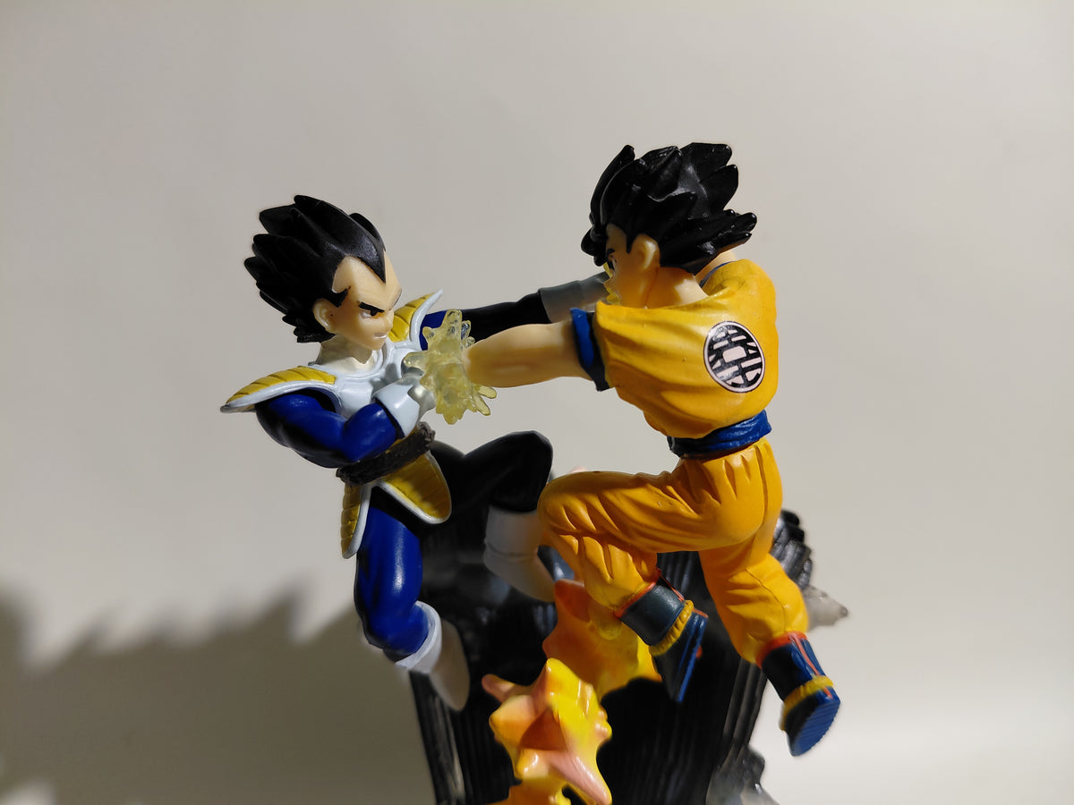 Bandai Dragon ball Z Imagination Figure Part 9 Goku vs Vegeta