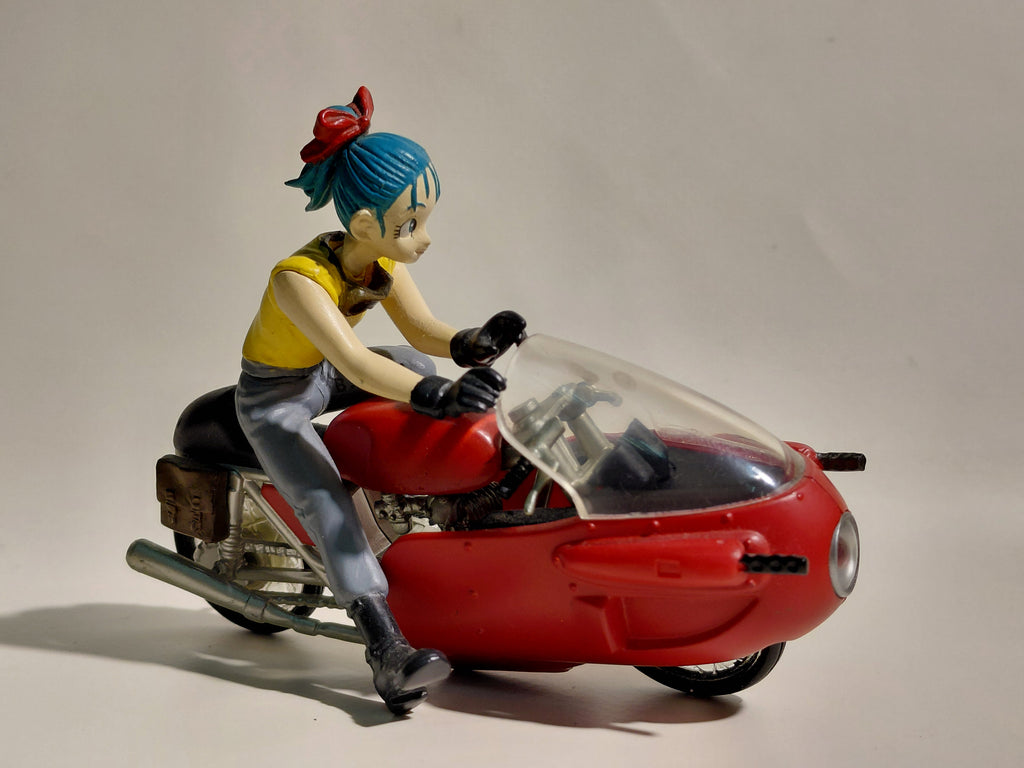 2003 BANDAI Dragon Ball Z Mecha Collection Figure Bulma with Bike