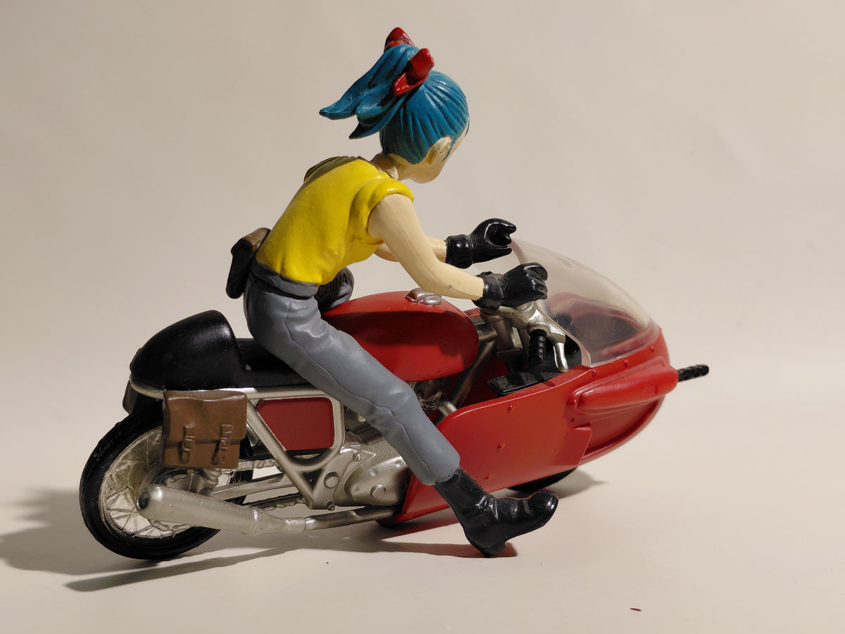 2003 BANDAI Dragon Ball Z Mecha Collection Figure Bulma with Bike