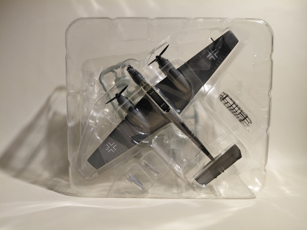 Bandai 1/144 scale Wing Club Collection L Part 3  #6 Messerschmitt Bf110 gray paint