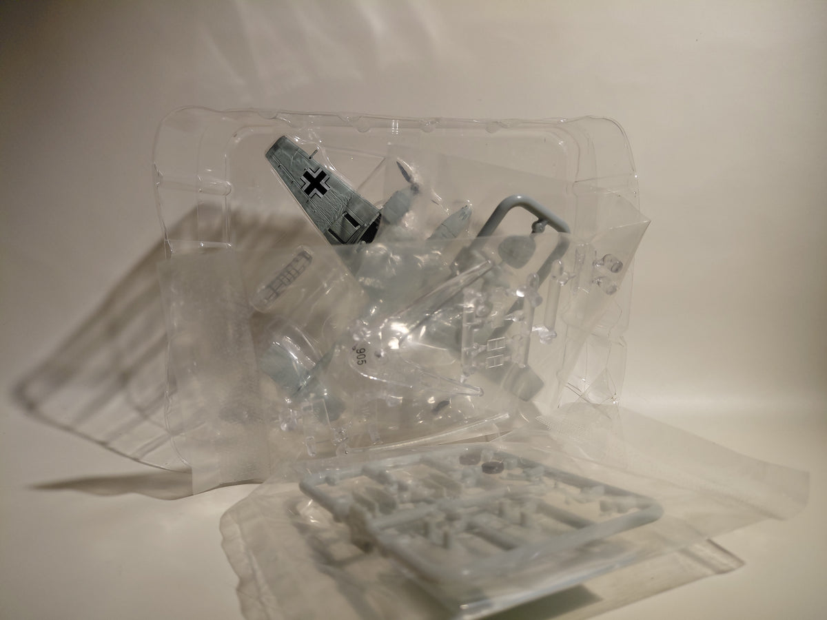 Bandai 1/144 scale Wing Club Collection L Part 3  #6 Messerschmitt Bf110 gray paint