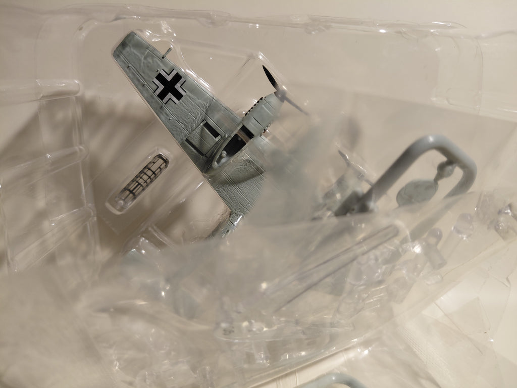 Bandai 1/144 scale Wing Club Collection L Part 3  #6 Messerschmitt Bf110 gray paint