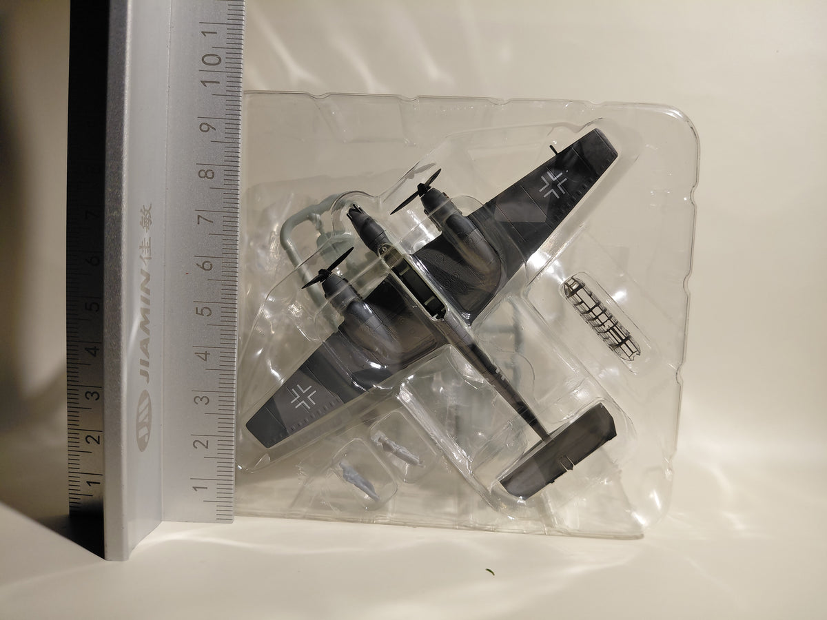Bandai 1/144 scale Wing Club Collection L Part 3  #6 Messerschmitt Bf110 gray paint