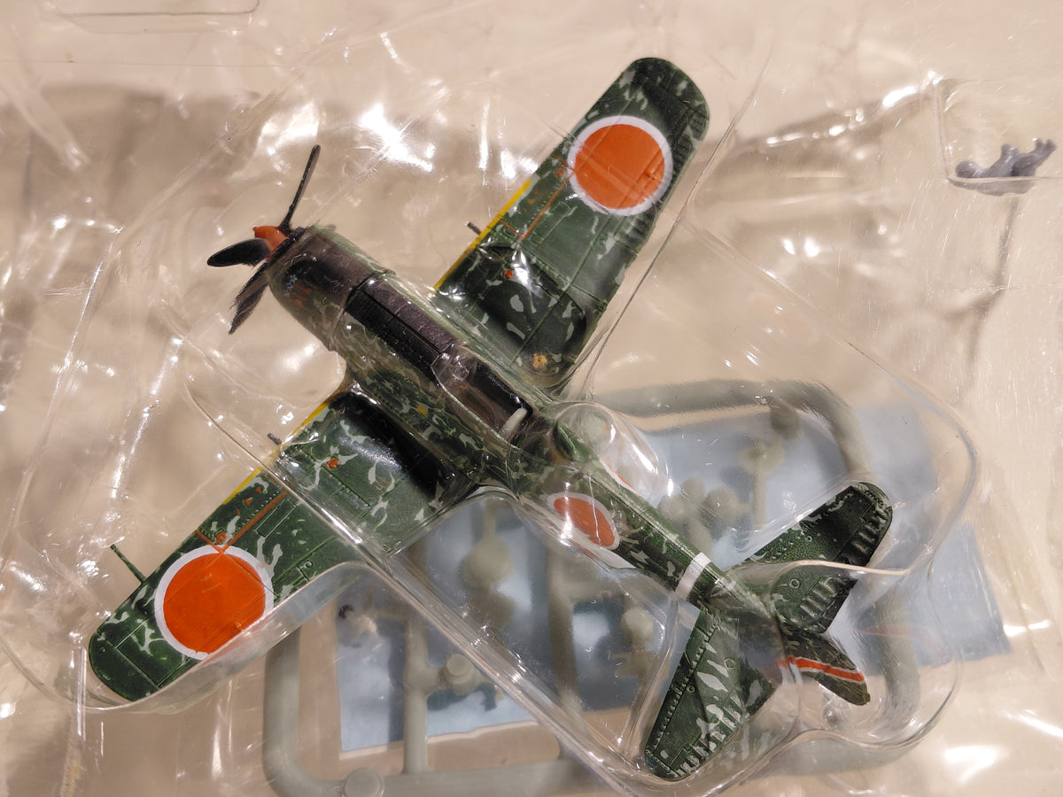 Bandai 1/144 scale Wing Club Collection L #3S Secret Item Japanese Aircraft Series: Type 4 Fighter Hayate Model A (Dark Green Color)
