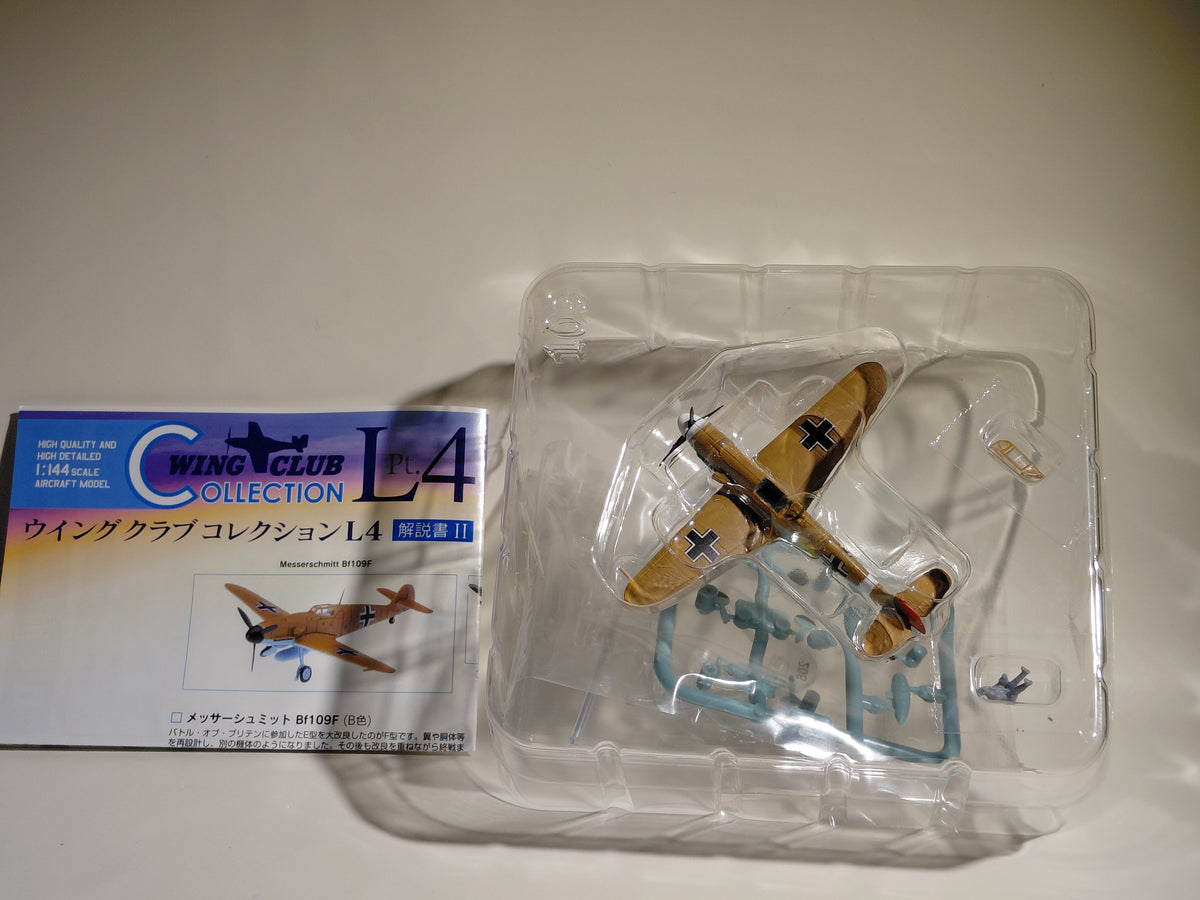 Bandai 1/144 scale Wing Club Collection L4 #4 Messerschmitt Bf109F Special B-color
