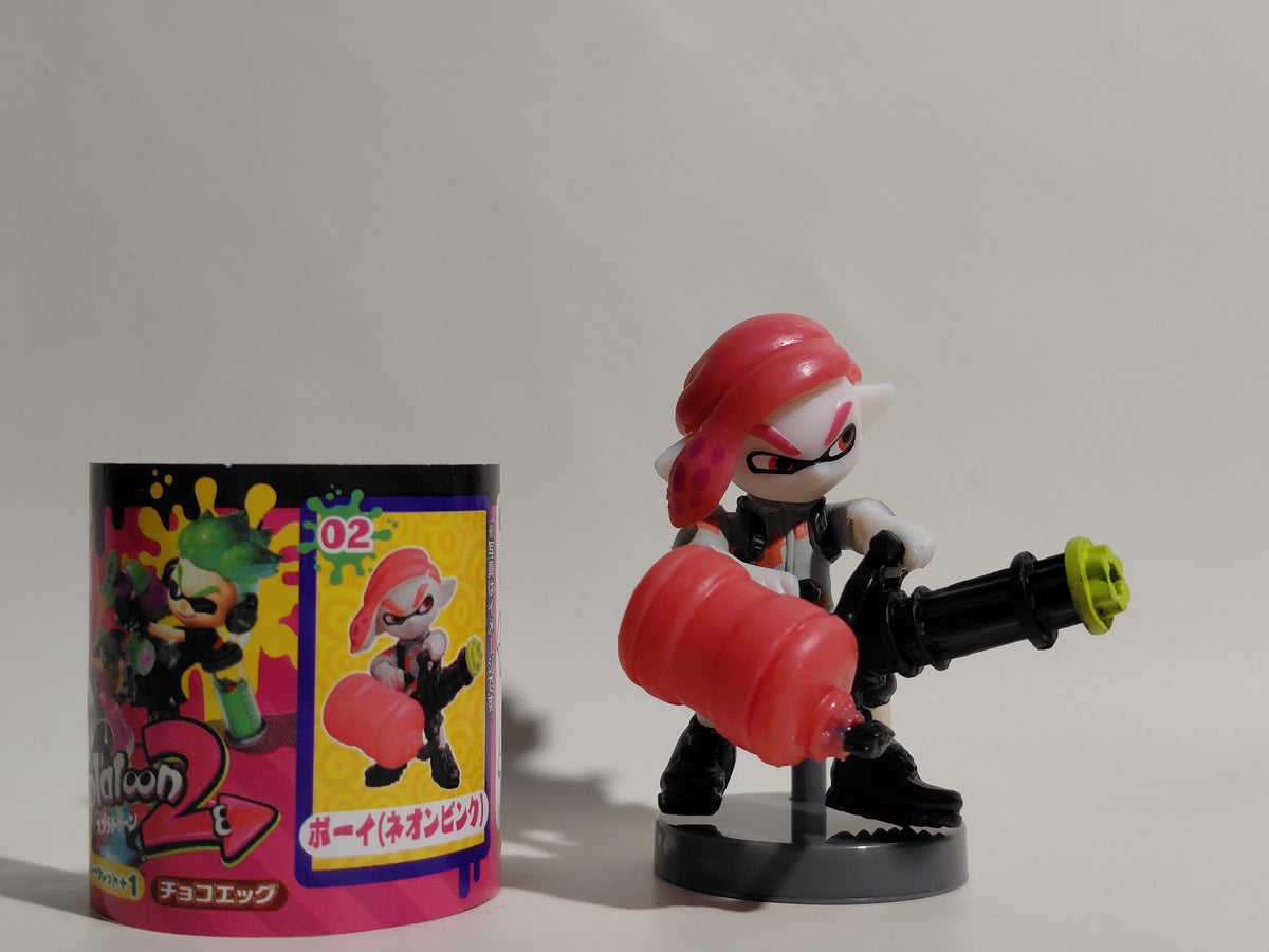 Furuta "Choco Egg Spraton 2" figure Squid Boy with Heavy Splatling
