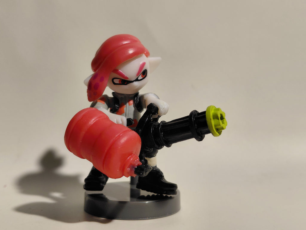 Furuta "Choco Egg Spraton 2" figure Squid Boy with Heavy Splatling