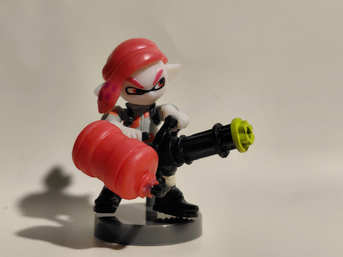 Furuta "Choco Egg Spraton 2" figure Squid Boy with Heavy Splatling