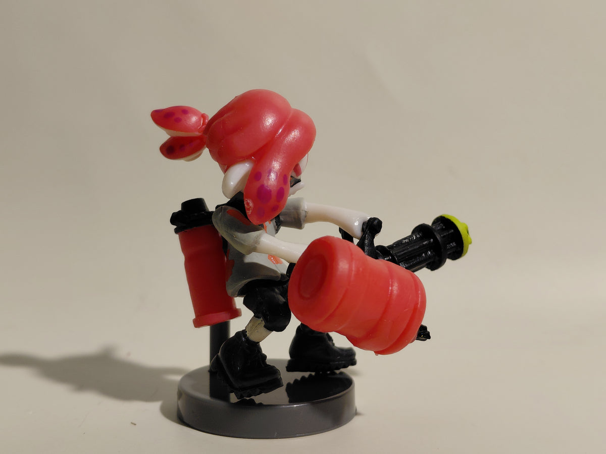 Furuta "Choco Egg Spraton 2" figure Squid Boy with Heavy Splatling