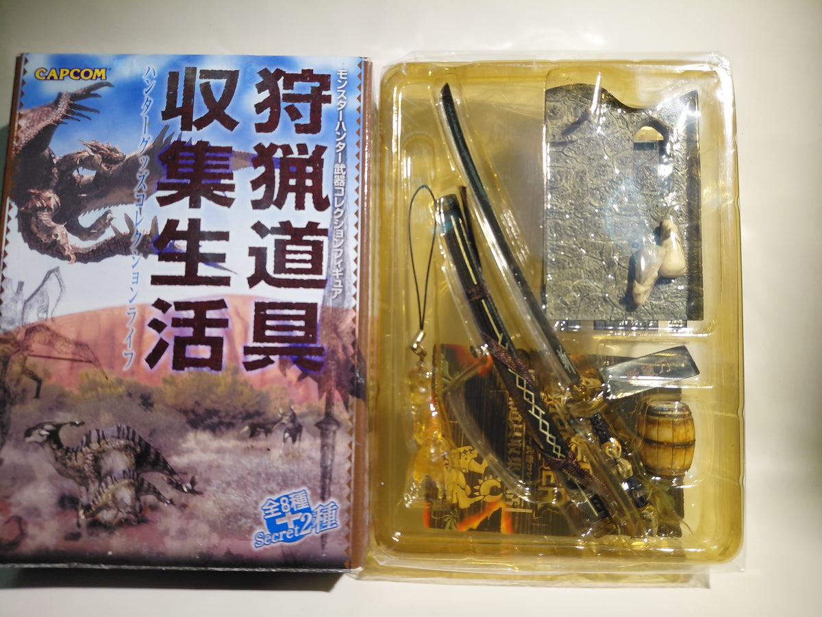Monster Hunter Secret Item 'Iron Gospel' trading figure set from the *Hunting Tool Collecting Life* Vol.1 series by Capcom Boford