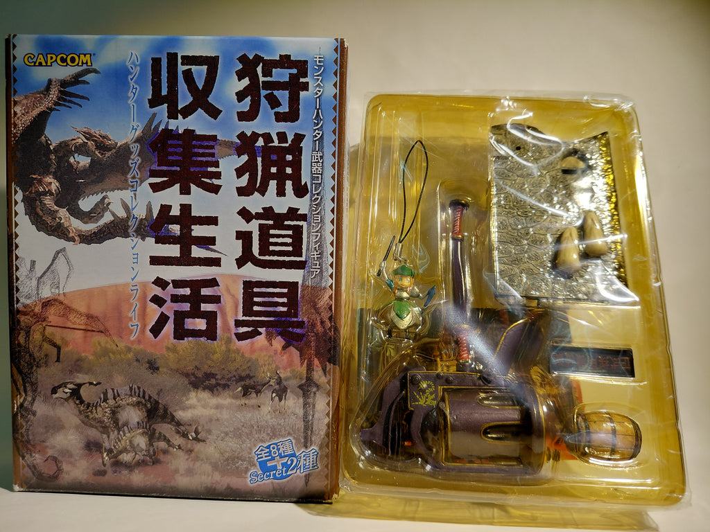 Monster Hunter Adopted Mechanical Hammer figure set from the *Hunting Tool Collecting Life* Vol.1 series by Capcom Boford