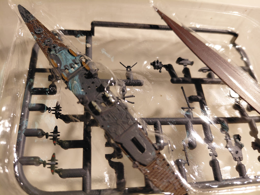 F-Toys Warship Kit Collection vol.6 #03B : Aviation Cruiser Mogami (Waterline Version) – 1/2000 Scale, Imperial Japanese Navy Heavy Cruiser