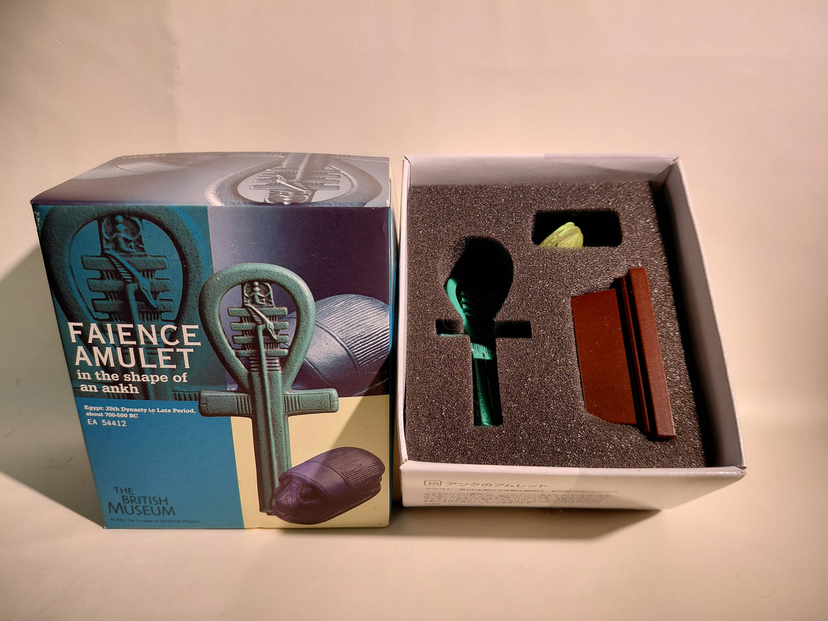 Kaiyodo British Museum Ancient Egyptian Faience amulet in the shape of an ankh