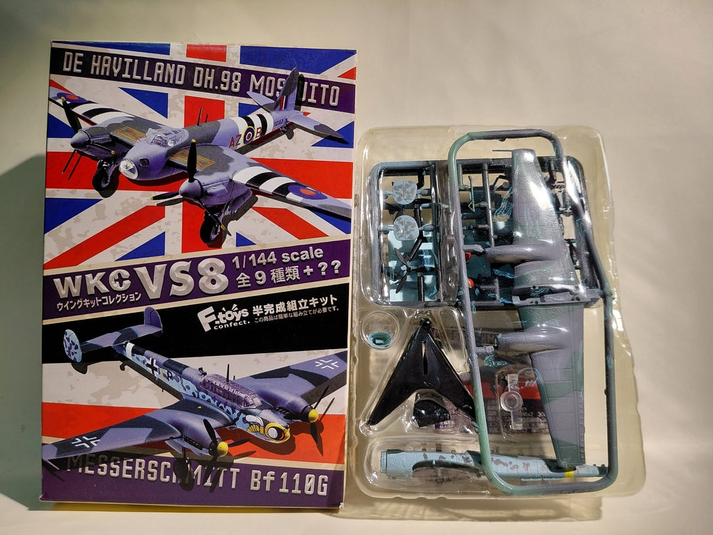 F-TOYS Wing Kit Collection VS8 #2e Messerschmitt Bf110G (Bf110G-2), Luftwaffe, 5th Squadron, Night Fighter Wing 200 (NJG 200)