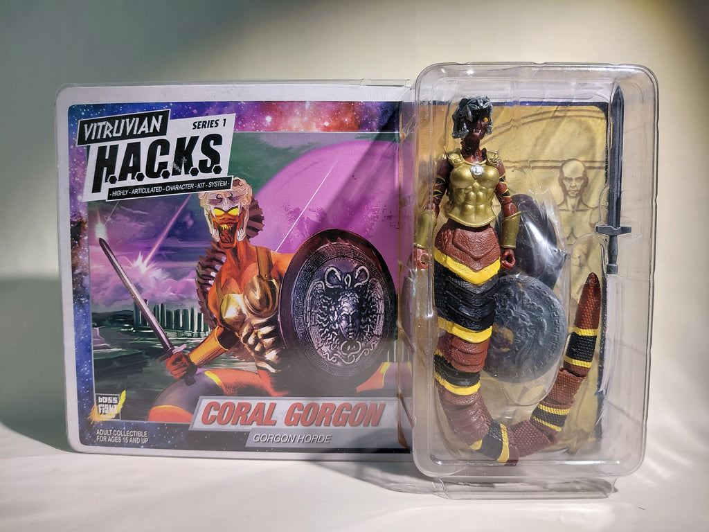 Boss Fight Studio Vitruvian HACKS CORAL GORGON Action Figure