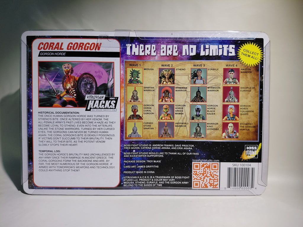 Boss Fight Studio Vitruvian HACKS CORAL GORGON Action Figure