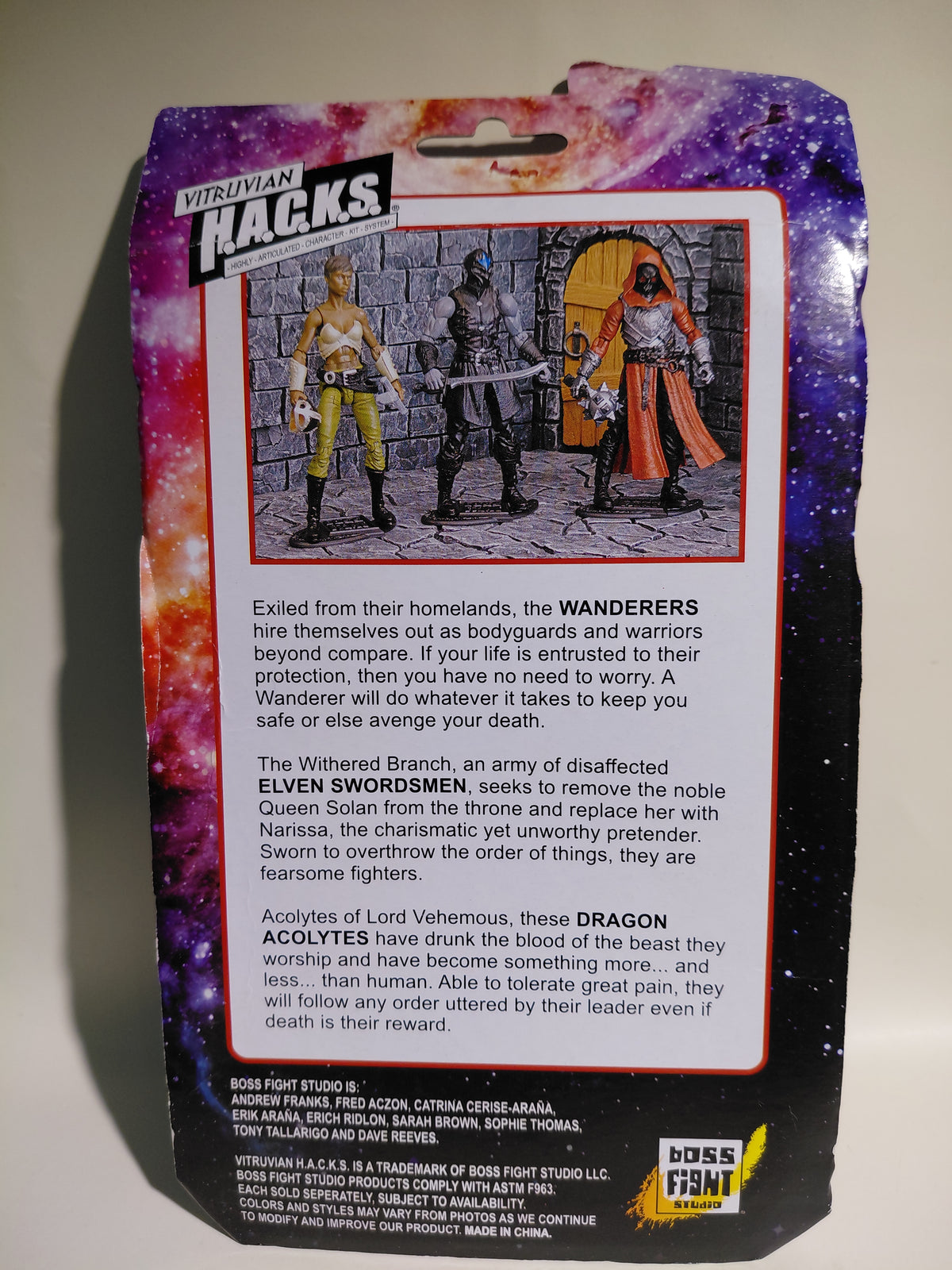 Boss Fight Studio Vitruvian HACKS Elven Swordsman Action Figure