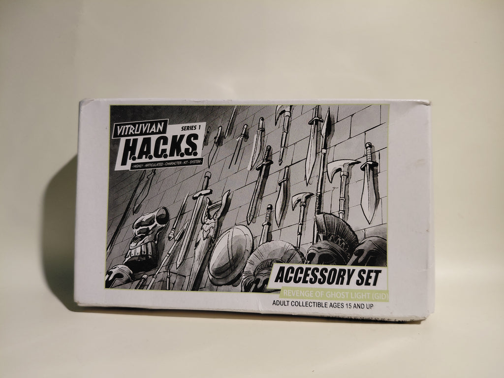 Vitruvian H.A.C.K.S. Revenge of Ghost Light Glow-in-the-Dark Action Figure Accessory Set