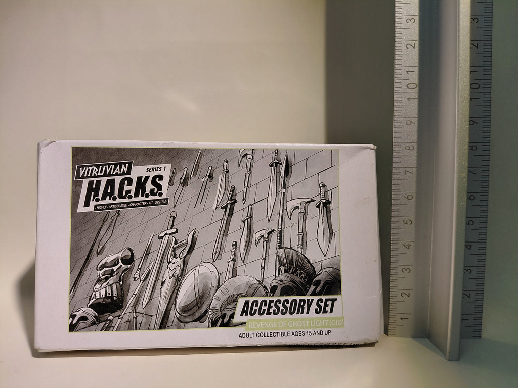 Vitruvian H.A.C.K.S. Revenge of Ghost Light Glow-in-the-Dark Action Figure Accessory Set