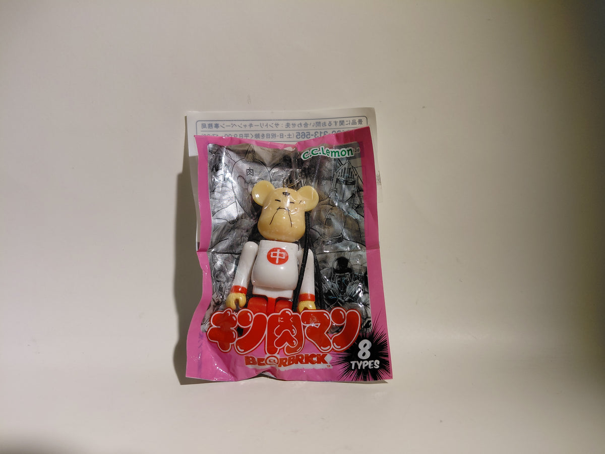 Kinnikuman x BE@RBRICK x CC Lemon Ramenman Strap Mini Figure Japan