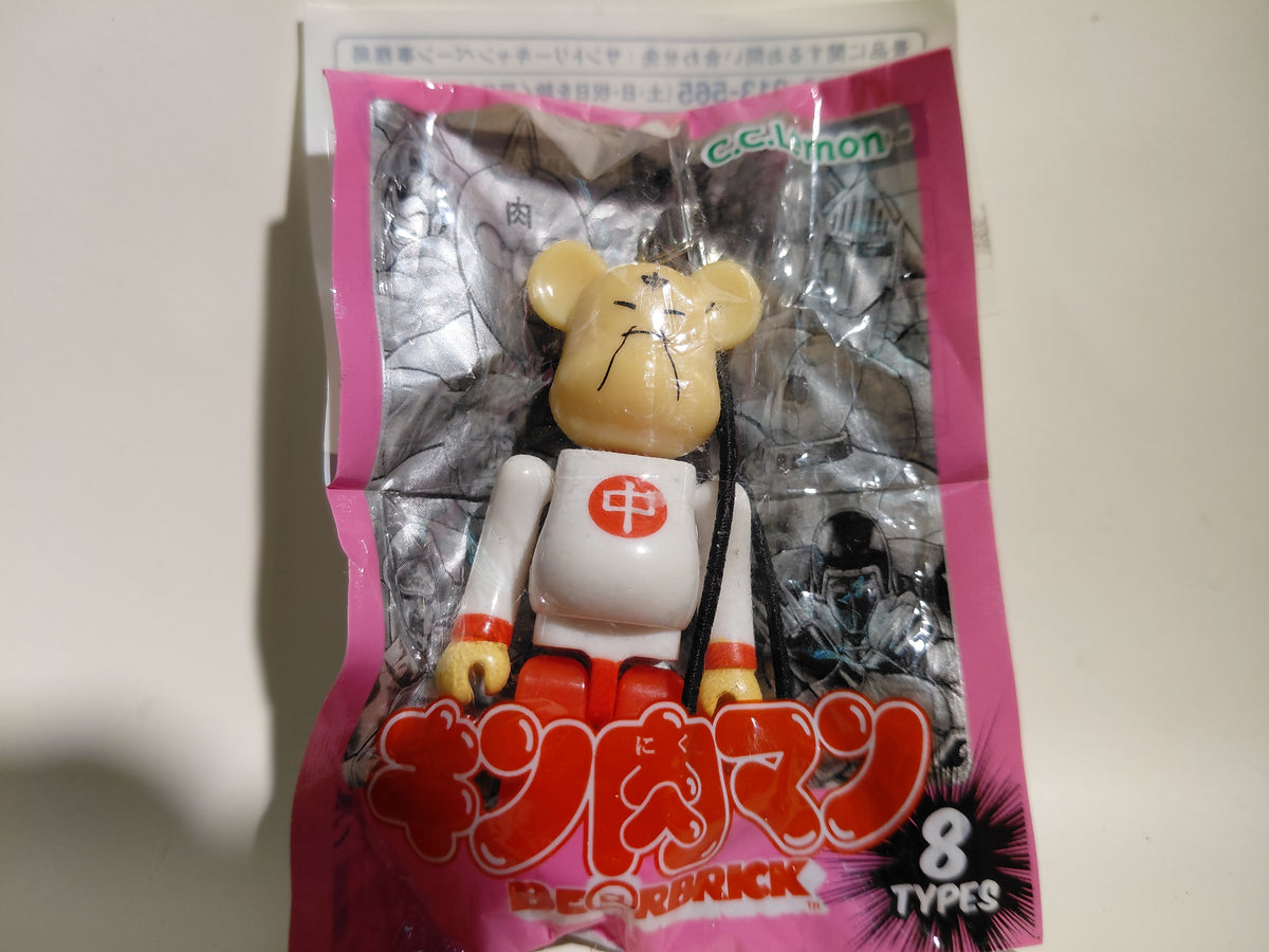 Kinnikuman x BE@RBRICK x CC Lemon Ramenman Strap Mini Figure Japan