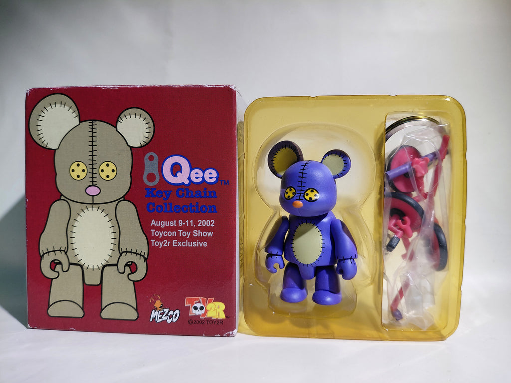 TOY2R Brand New Qee Keychain Collection with Bicycle (Purple)