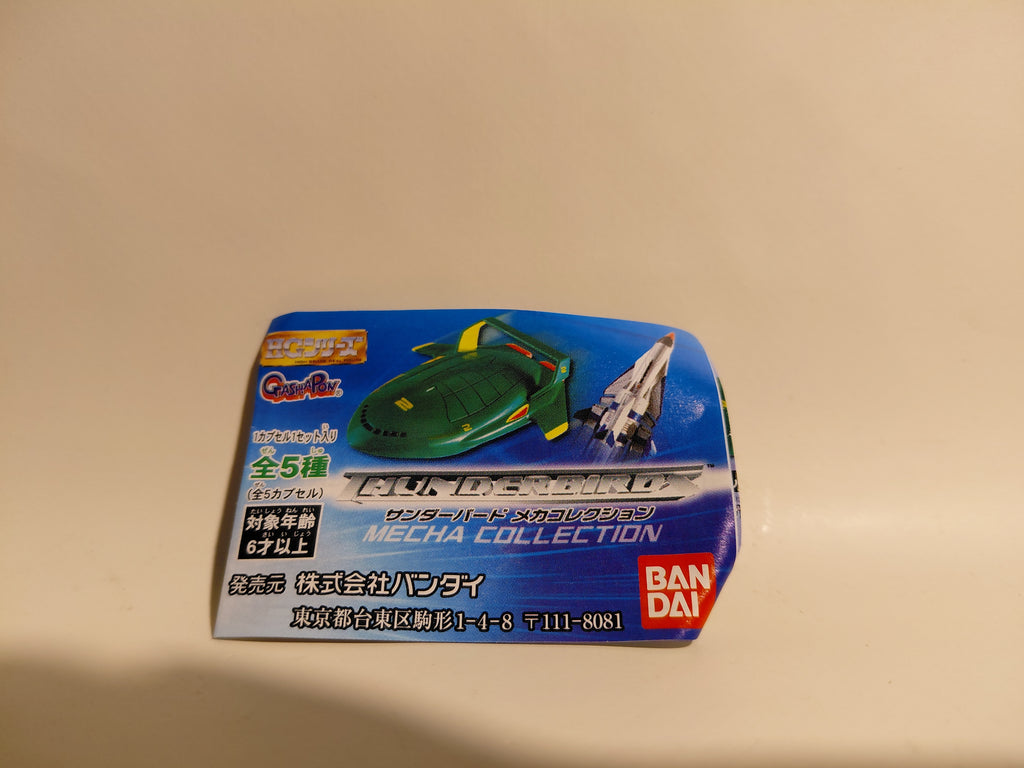 HG Gashapon Thunderbirds Mecha Selection Mini Figure Full Set of 5 Bandai Japan