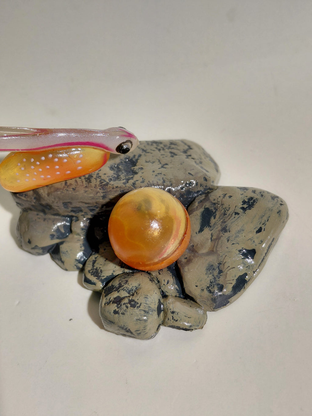 Kaiyodo Yujin Japanese Freshwater Chum Salmon, Alevin & Egg