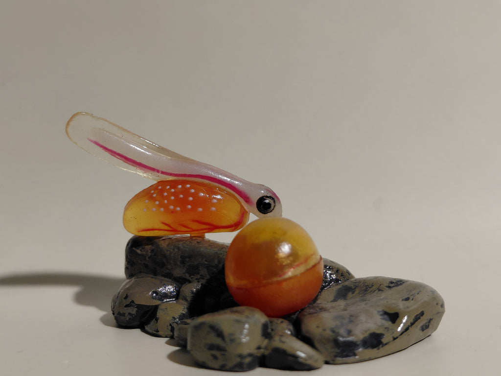 Kaiyodo Yujin Japanese Freshwater Chum Salmon, Alevin & Egg