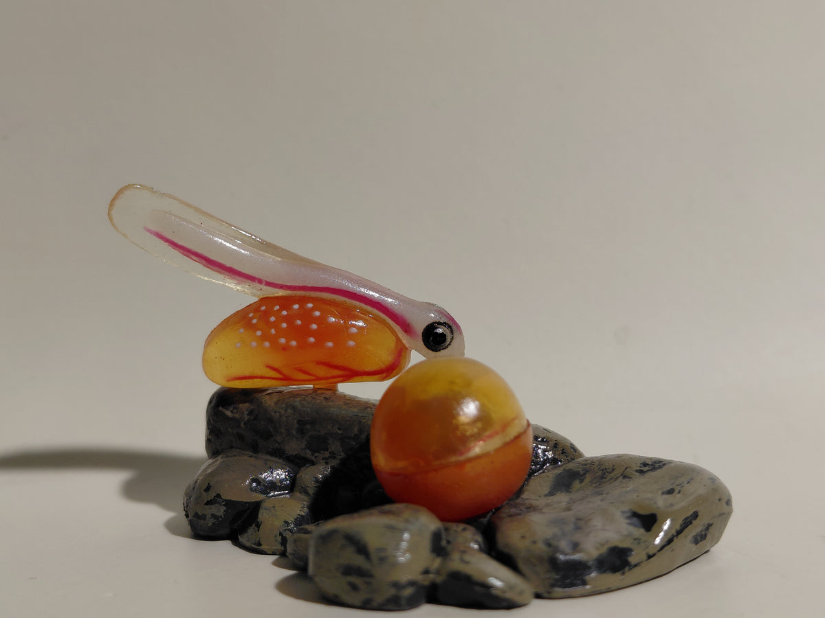 Kaiyodo Yujin Japanese Freshwater Chum Salmon, Alevin & Egg