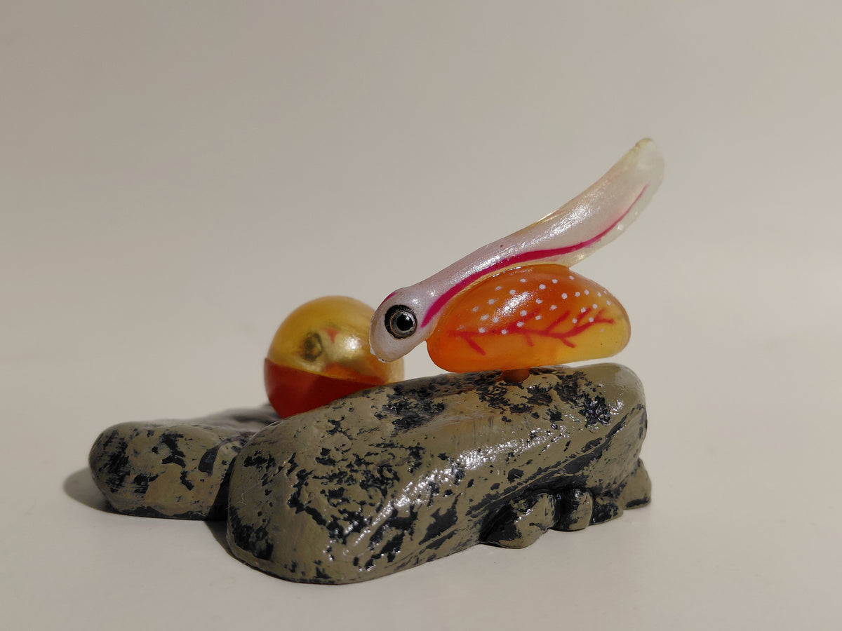 Kaiyodo Yujin Japanese Freshwater Chum Salmon, Alevin & Egg