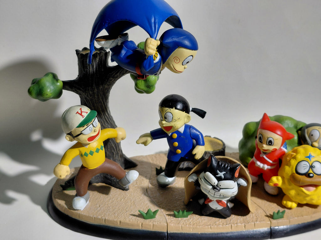 Furuta Ninja Hattori-kun diorama figure set from the 20th Century Cartoonist Collection: Fujiko Fujio A World
