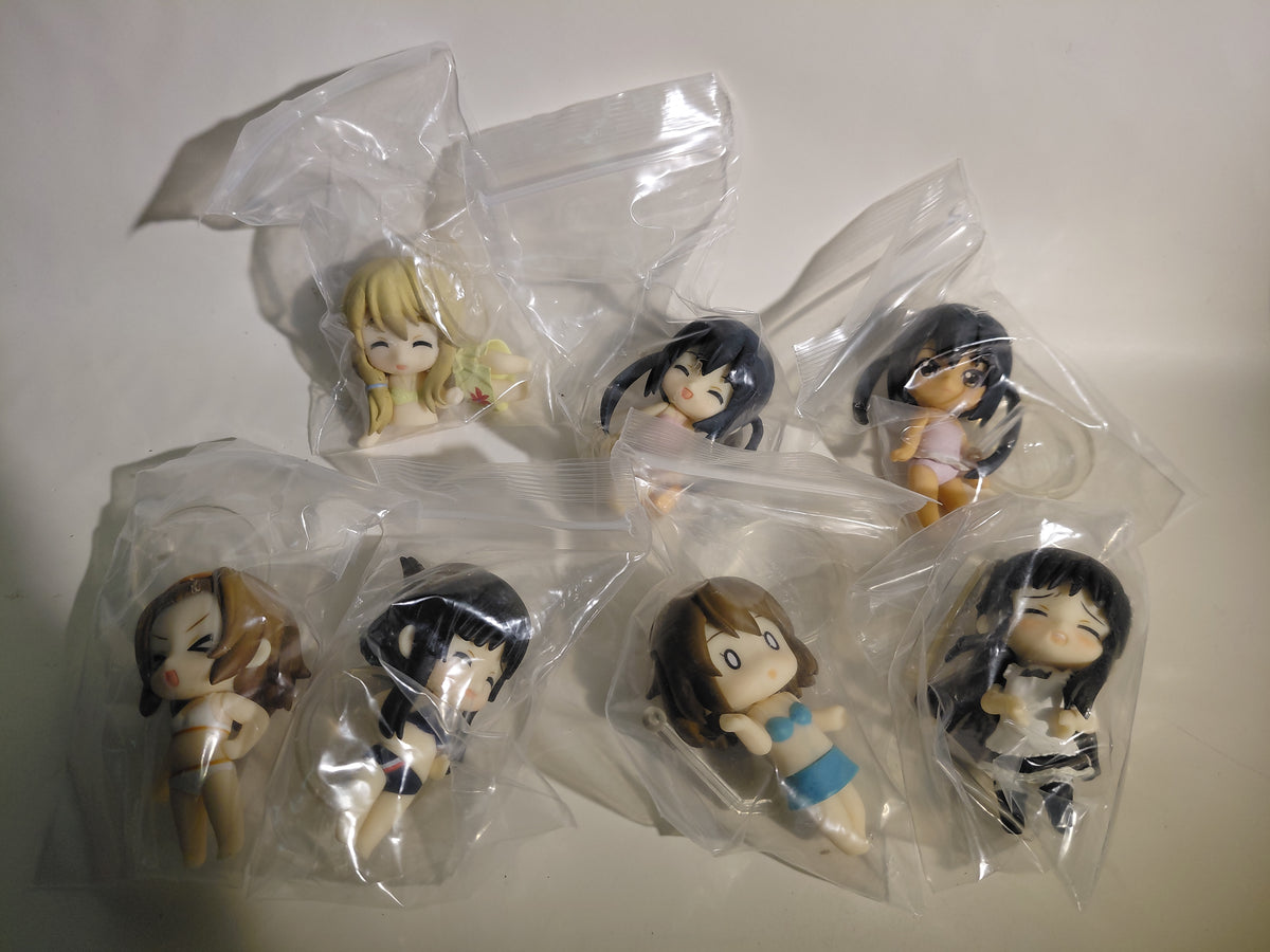 Rare K-ON! Nendoroid Set (7 Figures) – Includes "Kogenyan" Swimsuit, Standard Swimsuits, Maid, and Secret Versions