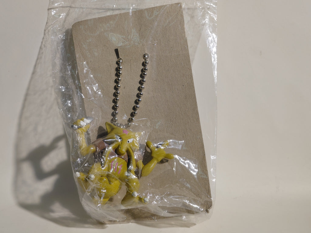 Kadabra Pokemon Mascot Swing Keychain Furuta 1997 Unopened