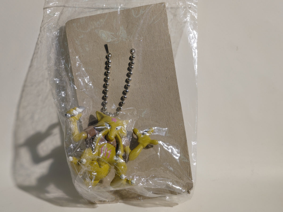 Kadabra Pokemon Mascot Swing Keychain Furuta 1997 Unopened
