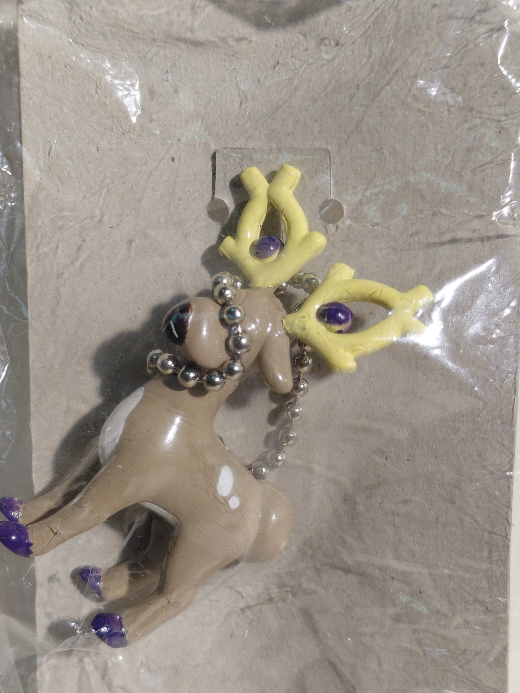 Stantler Pokemon Mascot Swing Keychain Furuta 1997 Unopened