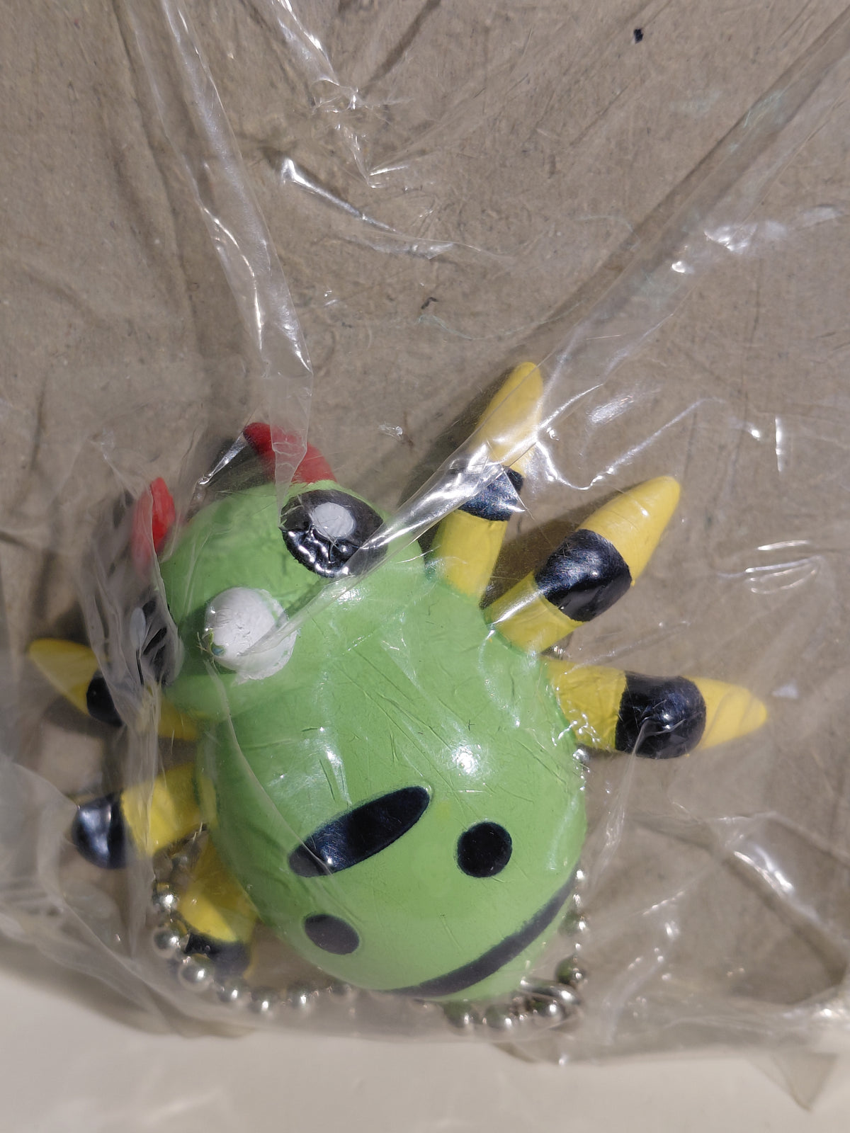 Spinarak Pokemon Mascot Swing Keychain Furuta 1997 Unopened