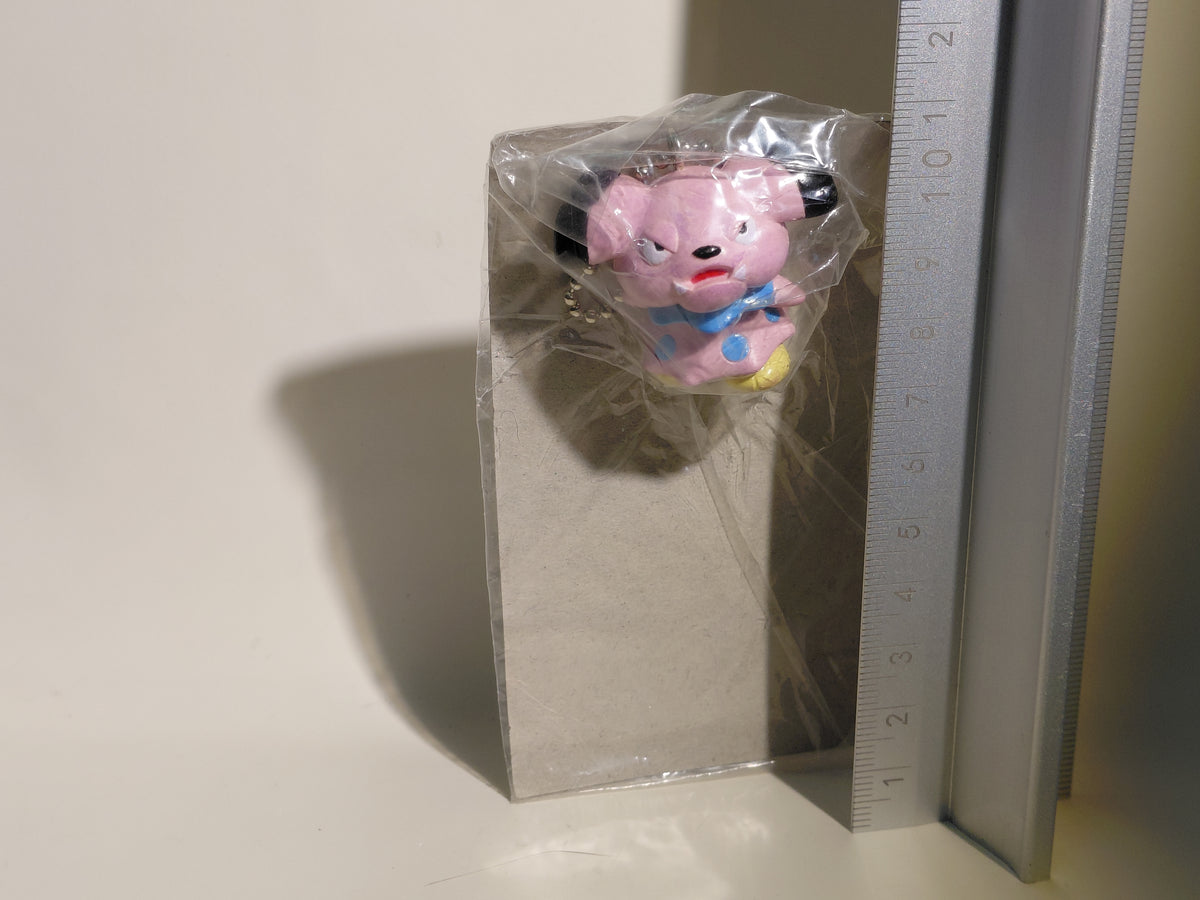 Snubbull Pokemon Mascot Swing Keychain Furuta 1997 Unopened