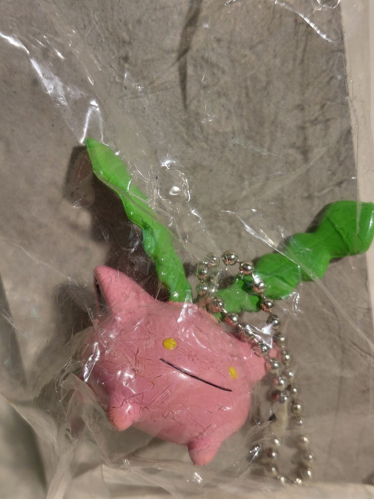 Hoppip Pokemon Mascot Swing Keychain Furuta 1997 Unopened