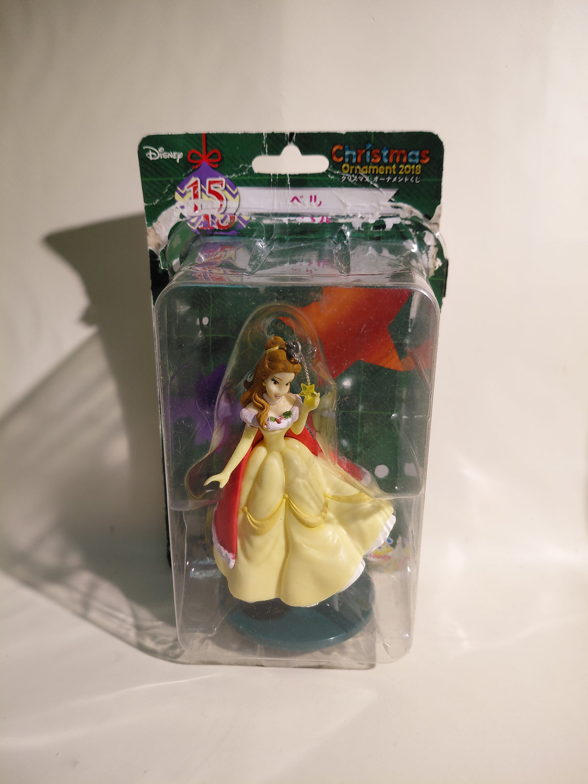 Disney Happy Kuji Christmas Ornament Figure Belle
