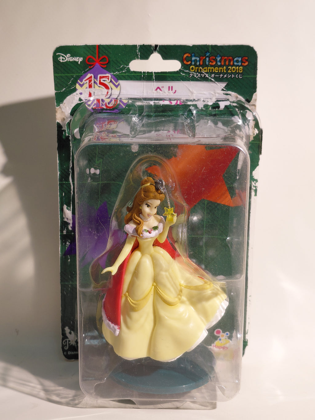 Disney Happy Kuji Christmas Ornament Figure Belle