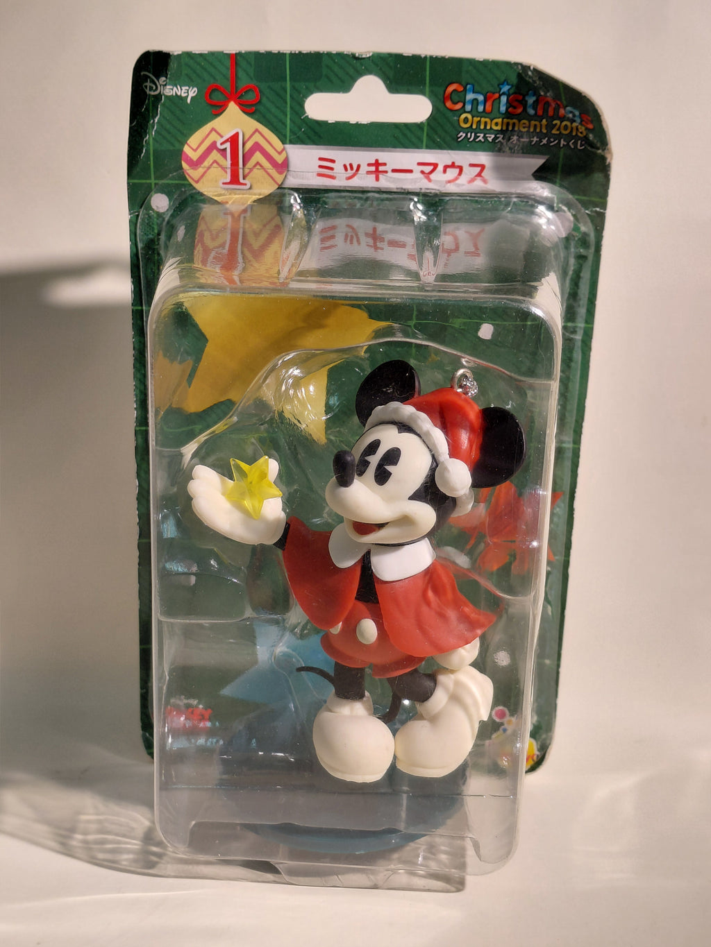 Disney Happy Kuji Christmas Ornament Figure Mickey Mouse