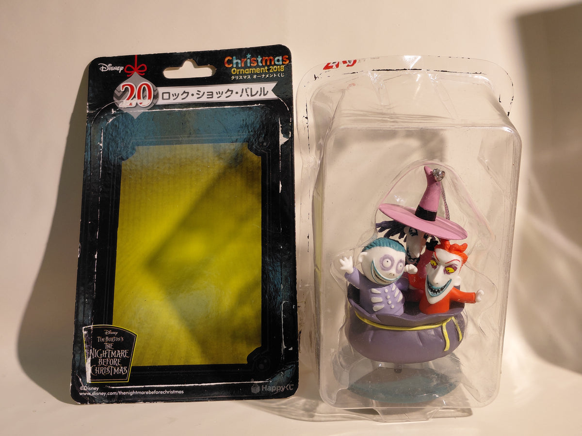 Disney Happy Kuji Christmas Ornament Figure Lock, Shock, and Barrel