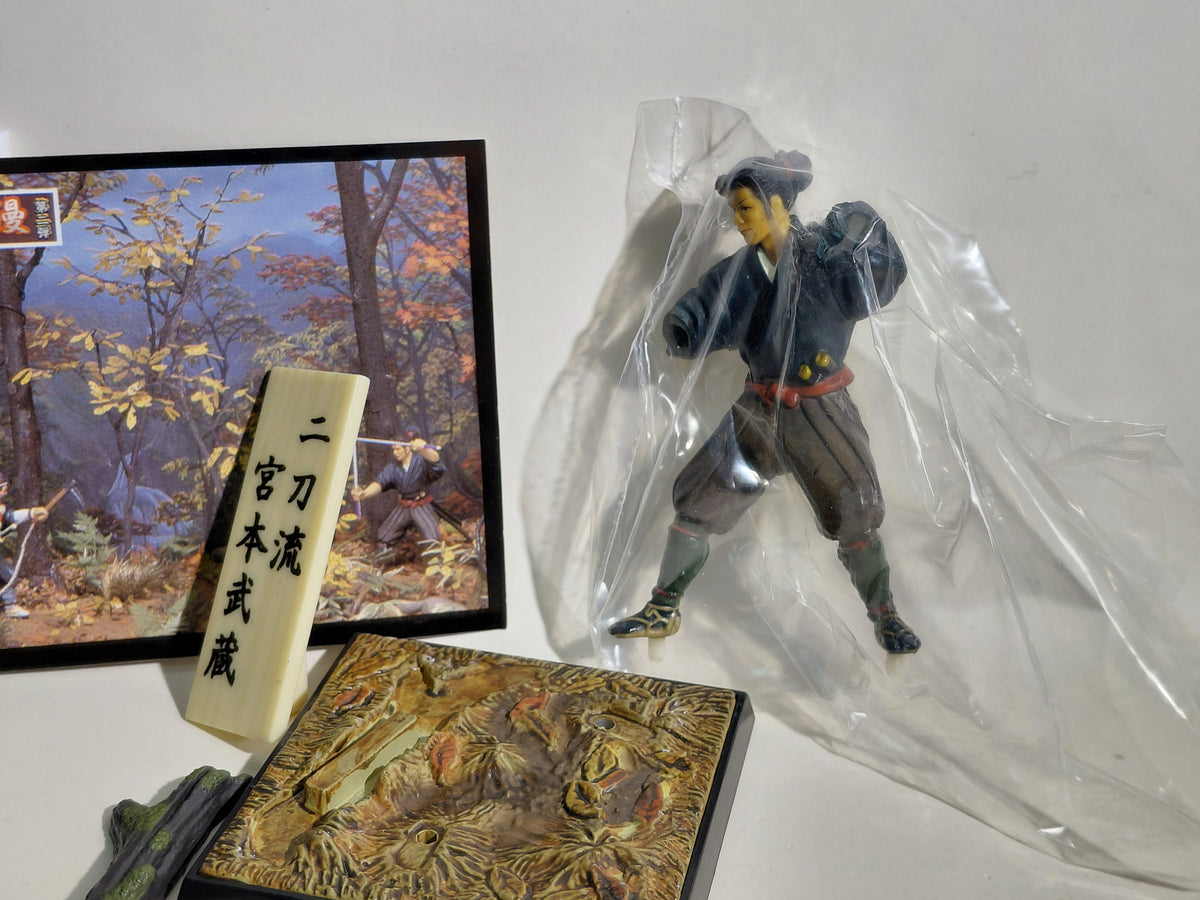 Furuta Historical History Romance Romantic Miyamoto Musashi 10 Mini Figure Set – Unopened